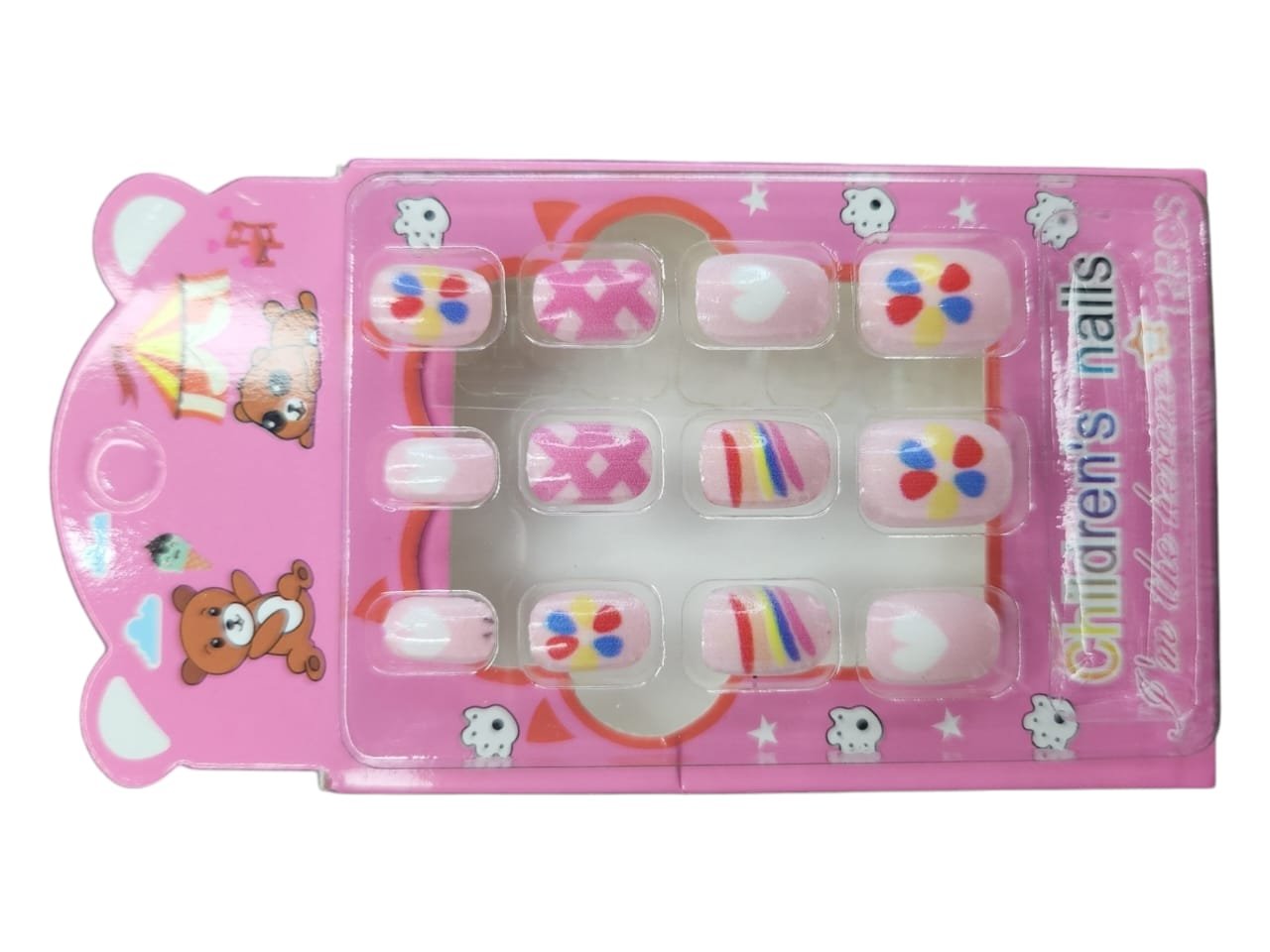 Cute Children's Press-On Nail Set – Fun & Colorful Designs! - Image 11