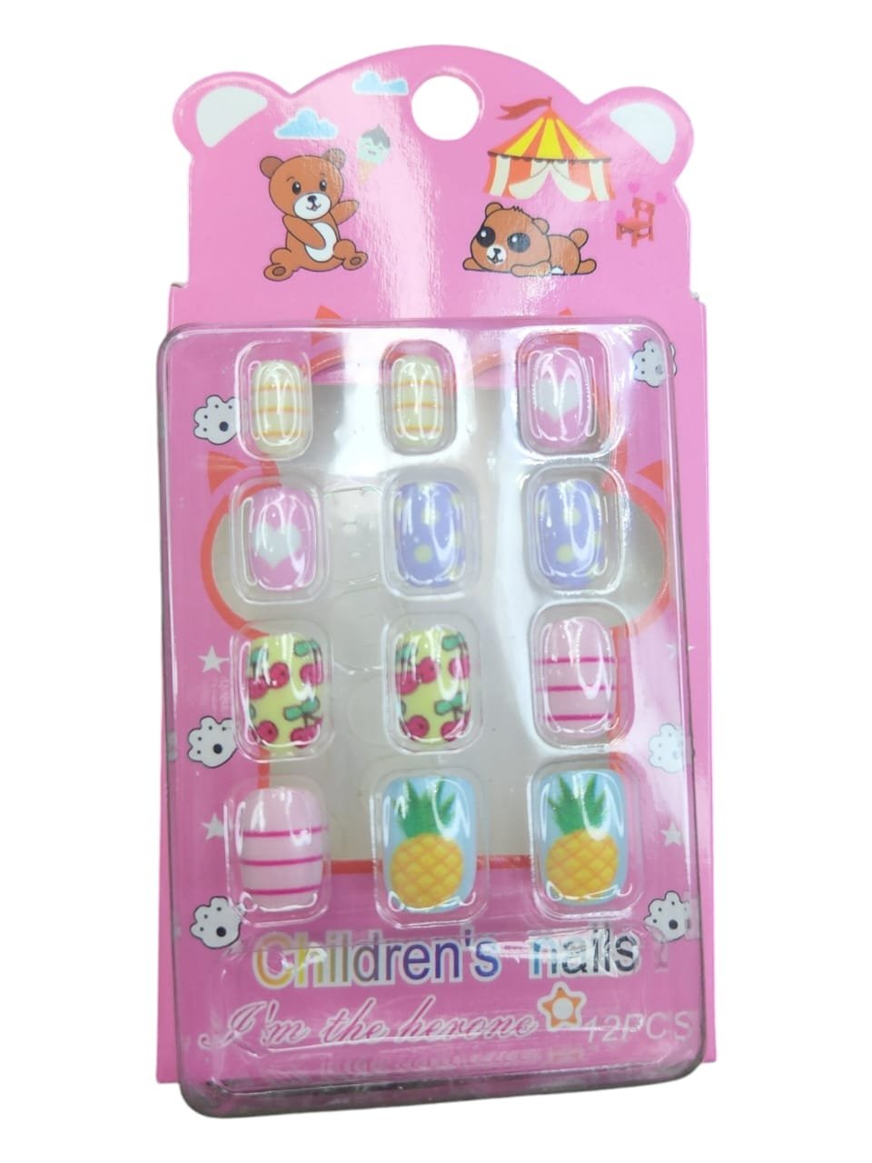 Cute Children's Press-On Nail Set – Fun & Colorful Designs! - Image 10