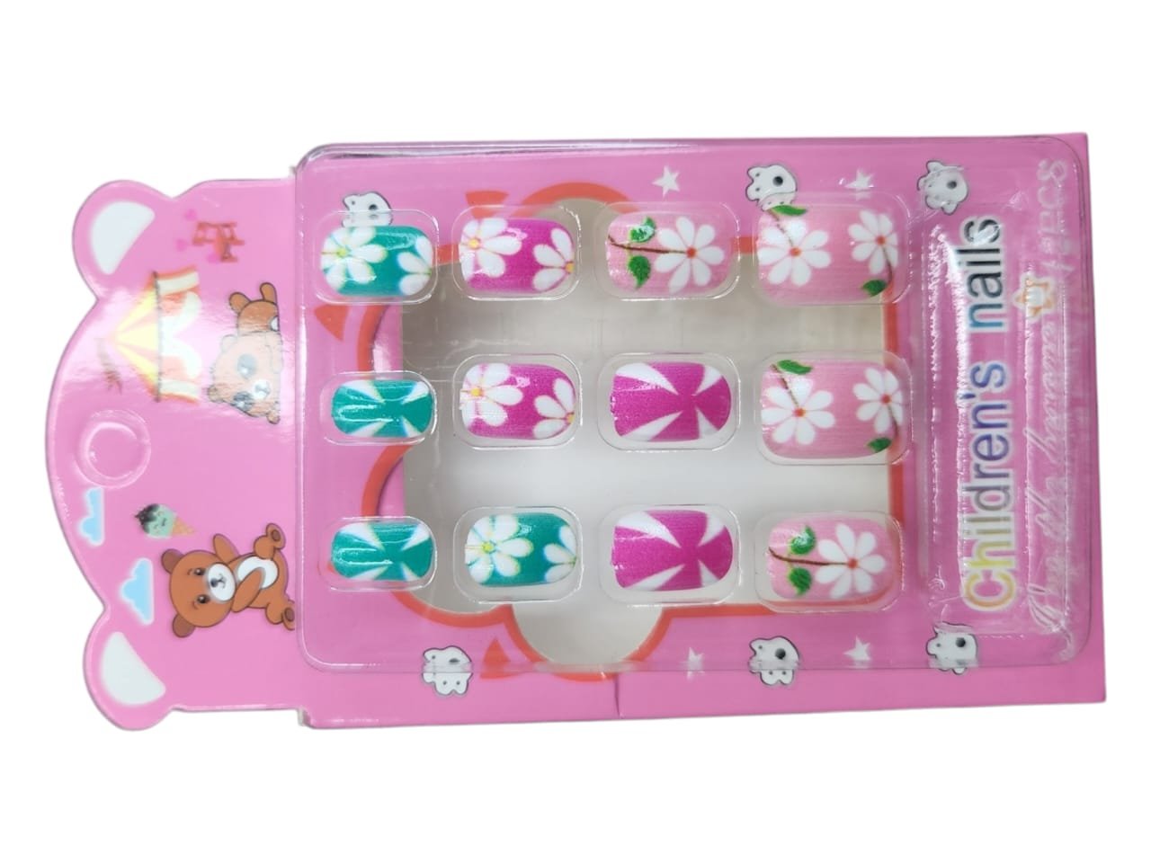 Cute Children's Press-On Nail Set – Fun & Colorful Designs! - Image 6