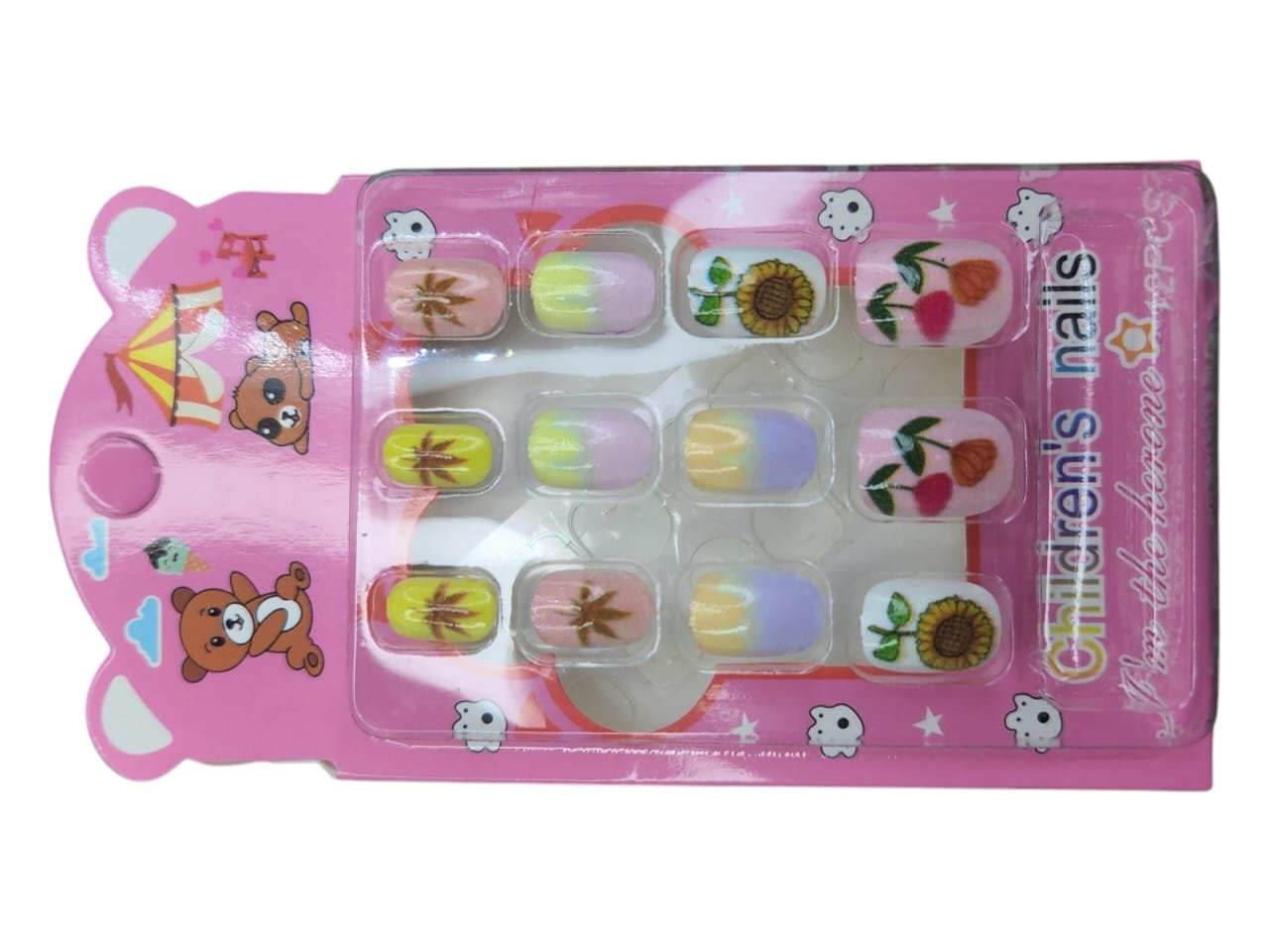 Cute Children's Press-On Nail Set – Fun & Colorful Designs! - Image 8