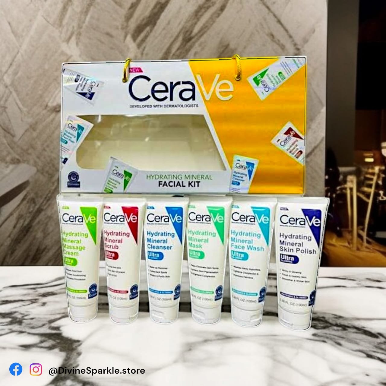 CeraVe Hydrating Mineral Facial Kit - Image 2