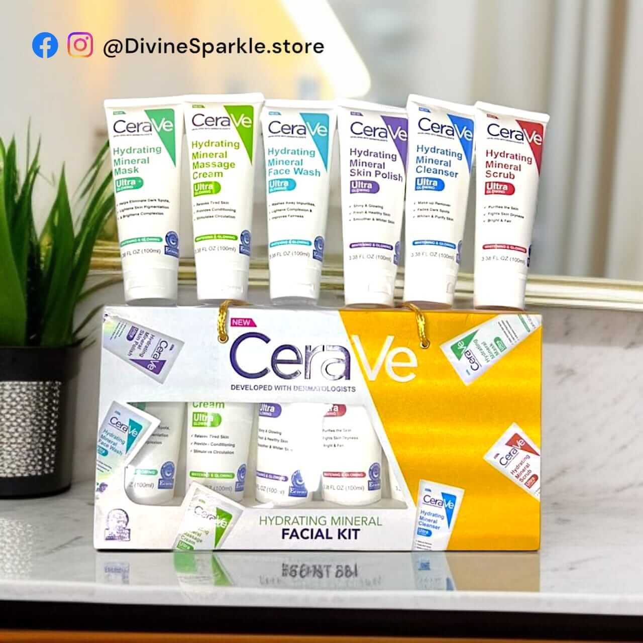CeraVe Hydrating Mineral Facial Kit