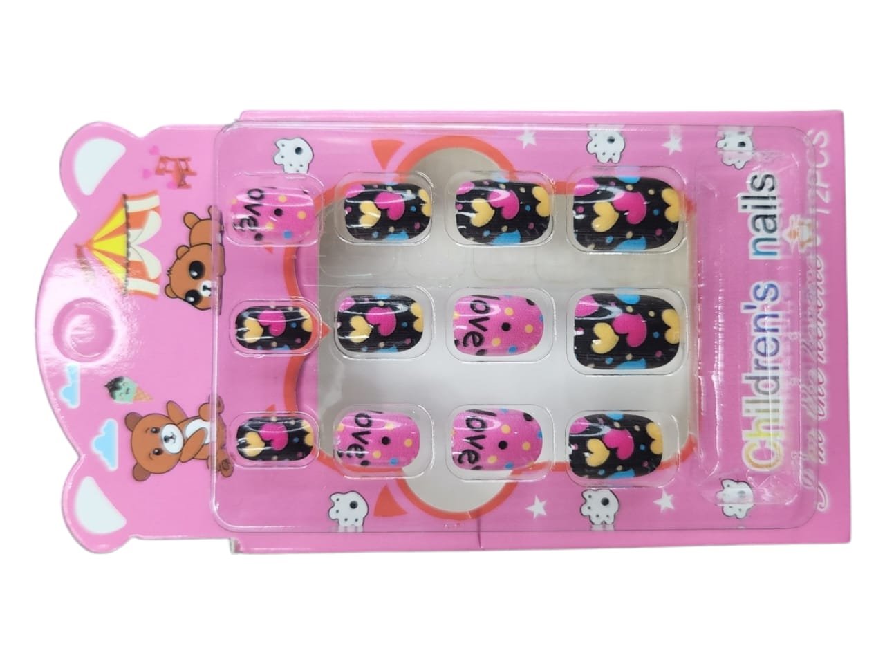 Cute Children's Press-On Nail Set – Fun & Colorful Designs! - Image 5
