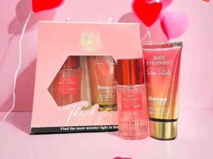 Body Philosophy Rose Petals Diamond Mist & Lotion Set