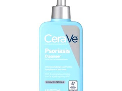 CeraVe Psoriasis Cleanser | 237ml | Medicated Salicylic Acid Body Wash for Psoriasis Care
